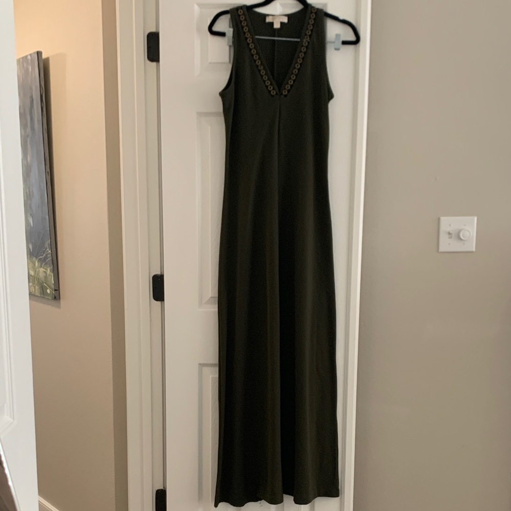 MICHAEL Michael Kors Dark Green Maxi Dress